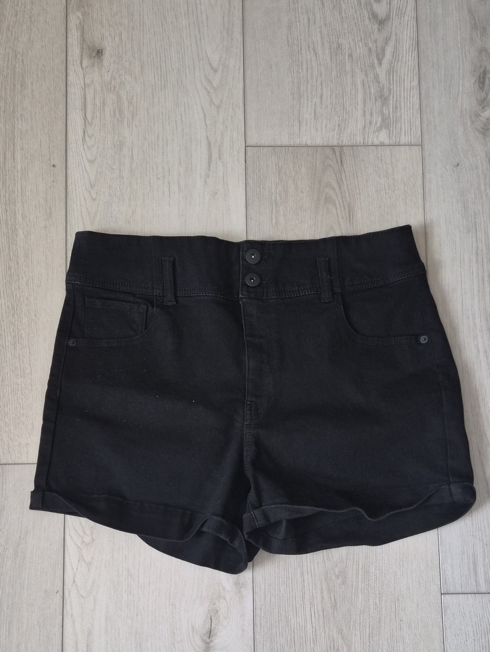 No Boundaries Black High-Waist Casual Women's Shorts